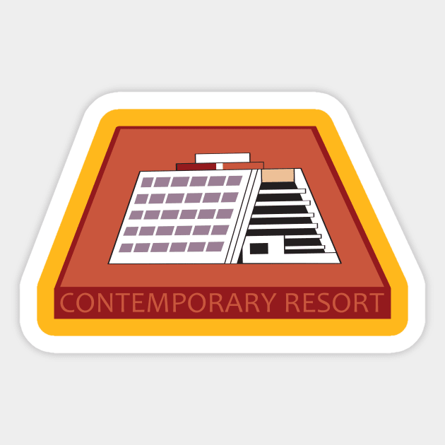 Contemporary Resort Sticker by Lunamis